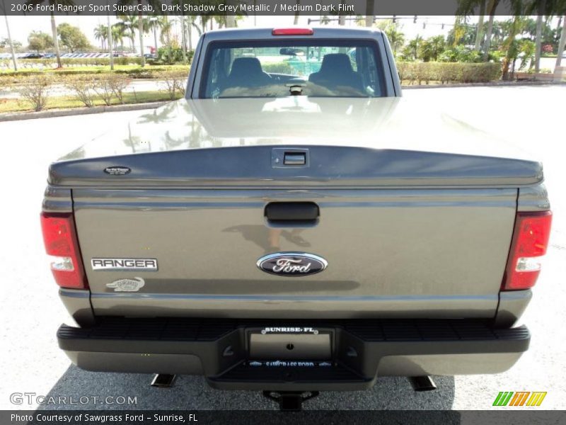 Dark Shadow Grey Metallic / Medium Dark Flint 2006 Ford Ranger Sport SuperCab