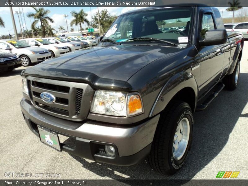 Dark Shadow Grey Metallic / Medium Dark Flint 2006 Ford Ranger Sport SuperCab