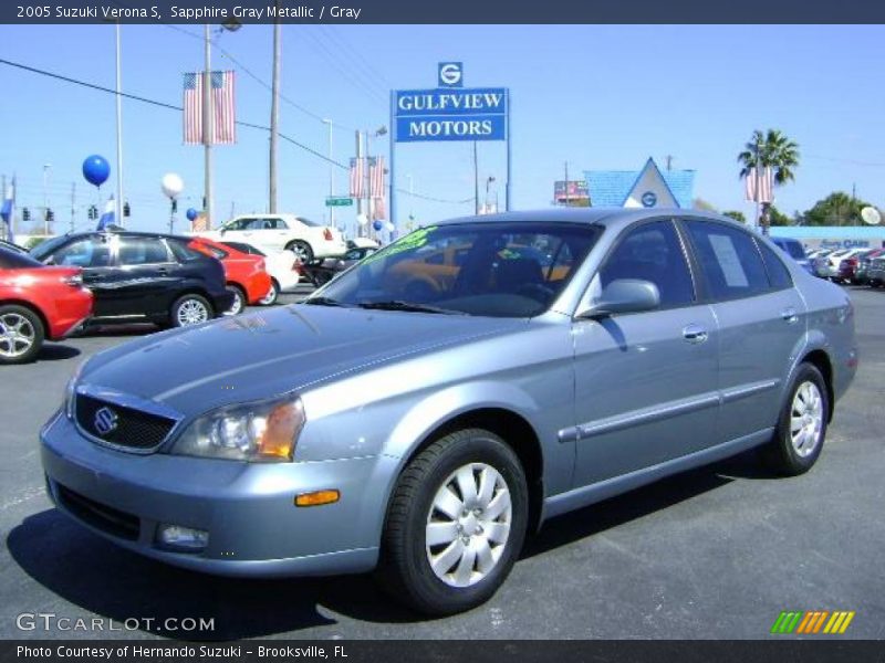 Sapphire Gray Metallic / Gray 2005 Suzuki Verona S