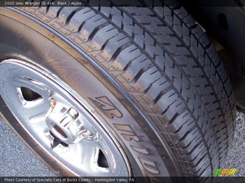 Black / Agate 2000 Jeep Wrangler SE 4x4