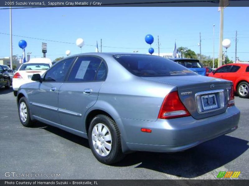 Sapphire Gray Metallic / Gray 2005 Suzuki Verona S