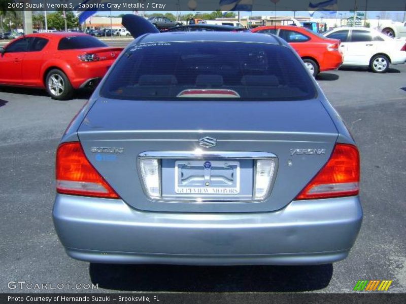 Sapphire Gray Metallic / Gray 2005 Suzuki Verona S