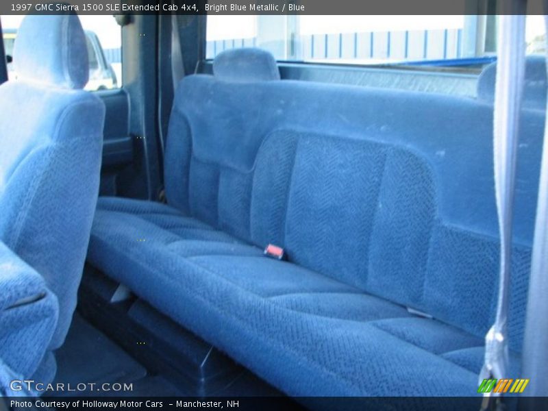  1997 Sierra 1500 SLE Extended Cab 4x4 Blue Interior