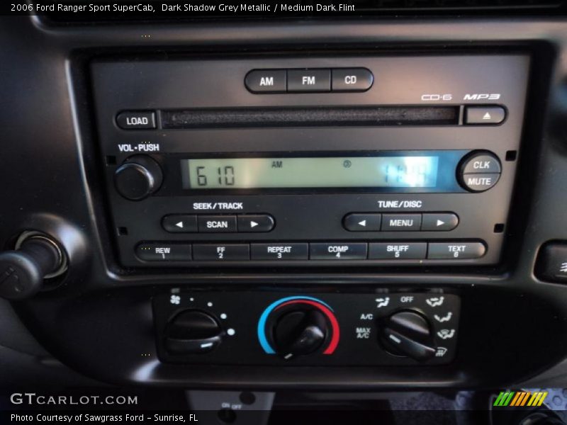 Controls of 2006 Ranger Sport SuperCab