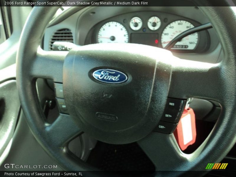 Dark Shadow Grey Metallic / Medium Dark Flint 2006 Ford Ranger Sport SuperCab