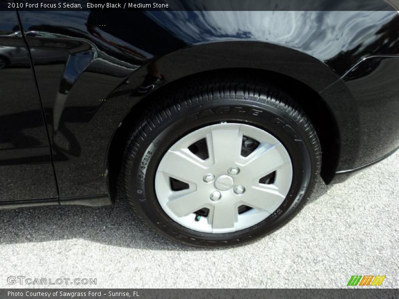 Ebony Black / Medium Stone 2010 Ford Focus S Sedan