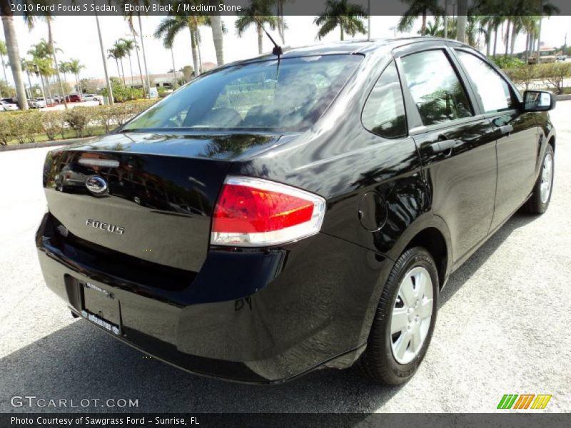 Ebony Black / Medium Stone 2010 Ford Focus S Sedan