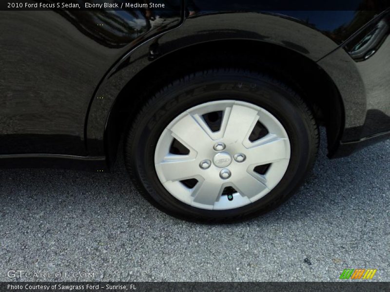 Ebony Black / Medium Stone 2010 Ford Focus S Sedan