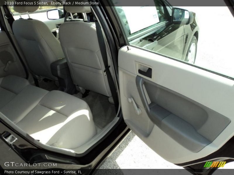 Ebony Black / Medium Stone 2010 Ford Focus S Sedan