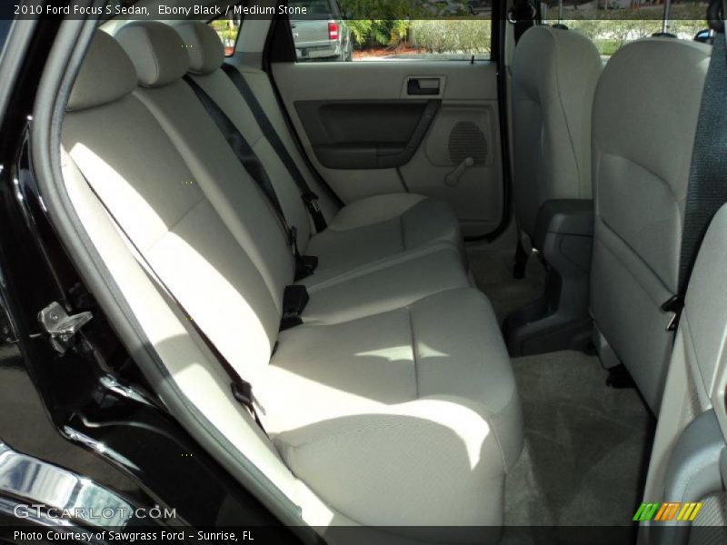 Ebony Black / Medium Stone 2010 Ford Focus S Sedan
