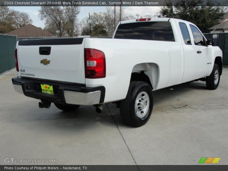  2009 Silverado 2500HD Work Truck Extended Cab Summit White