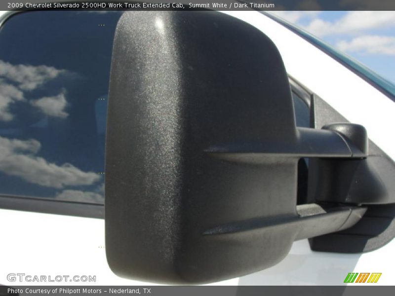 Summit White / Dark Titanium 2009 Chevrolet Silverado 2500HD Work Truck Extended Cab