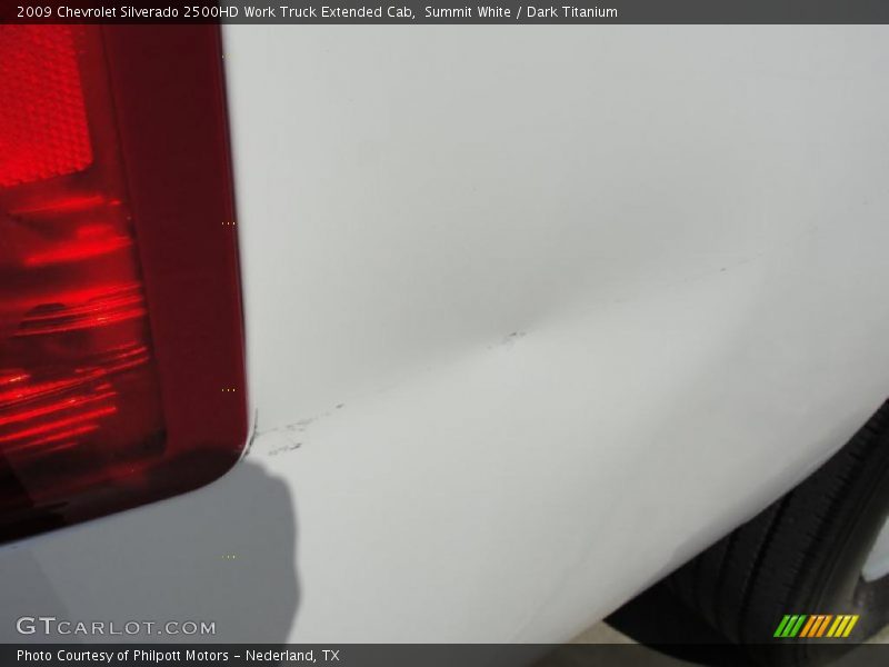 Summit White / Dark Titanium 2009 Chevrolet Silverado 2500HD Work Truck Extended Cab