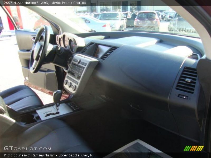 Merlot Pearl / Charcoal 2007 Nissan Murano SL AWD