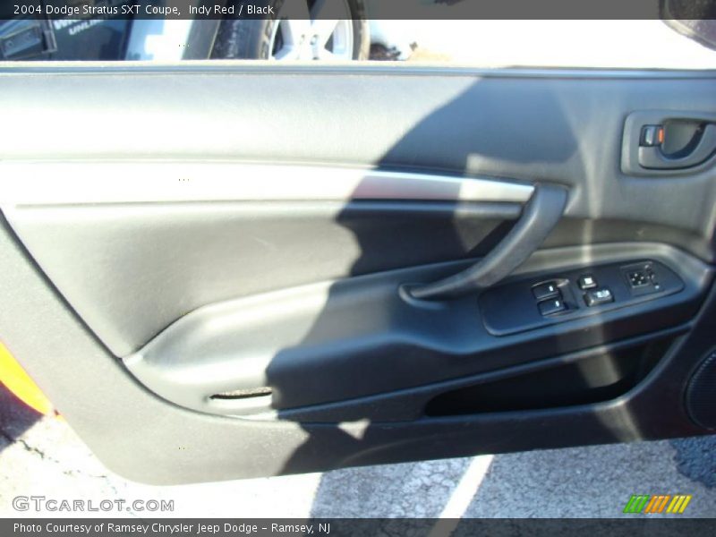 Indy Red / Black 2004 Dodge Stratus SXT Coupe