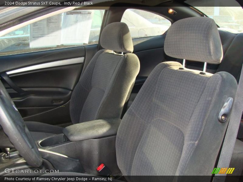 Indy Red / Black 2004 Dodge Stratus SXT Coupe