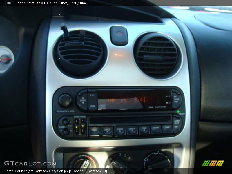 Indy Red / Black 2004 Dodge Stratus SXT Coupe