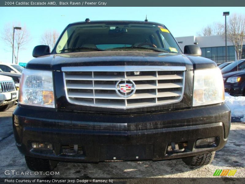 Black Raven / Pewter Gray 2004 Cadillac Escalade AWD