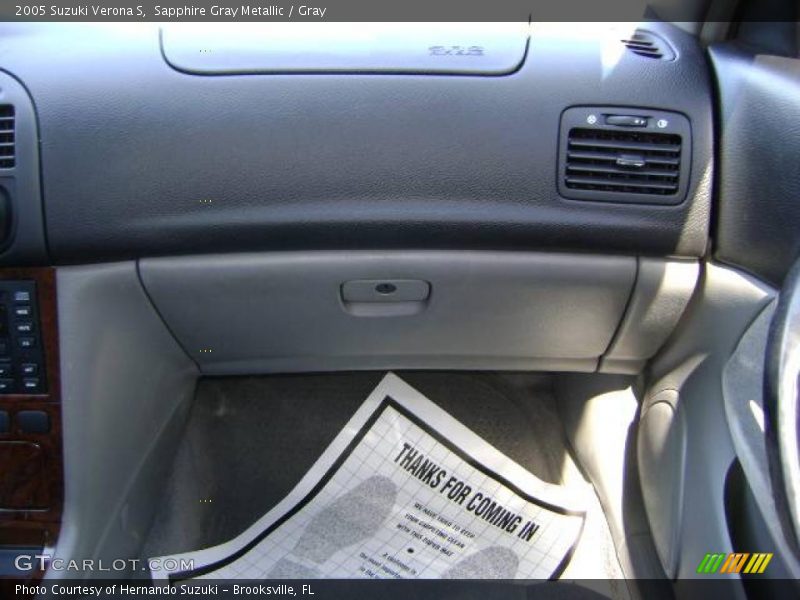 Sapphire Gray Metallic / Gray 2005 Suzuki Verona S