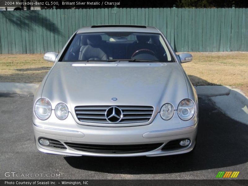 Brilliant Silver Metallic / Charcoal 2004 Mercedes-Benz CL 500