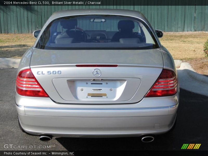 Brilliant Silver Metallic / Charcoal 2004 Mercedes-Benz CL 500