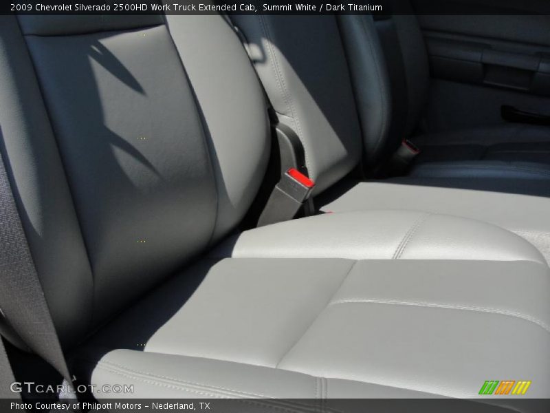 Summit White / Dark Titanium 2009 Chevrolet Silverado 2500HD Work Truck Extended Cab