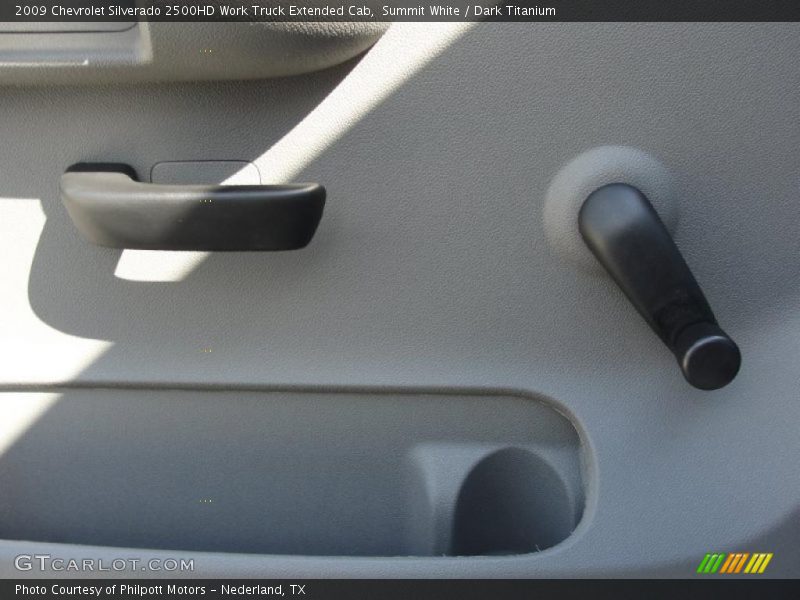 Summit White / Dark Titanium 2009 Chevrolet Silverado 2500HD Work Truck Extended Cab
