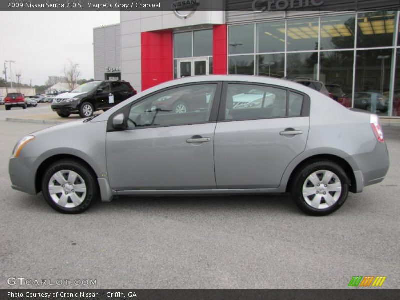 Magnetic Gray / Charcoal 2009 Nissan Sentra 2.0 S