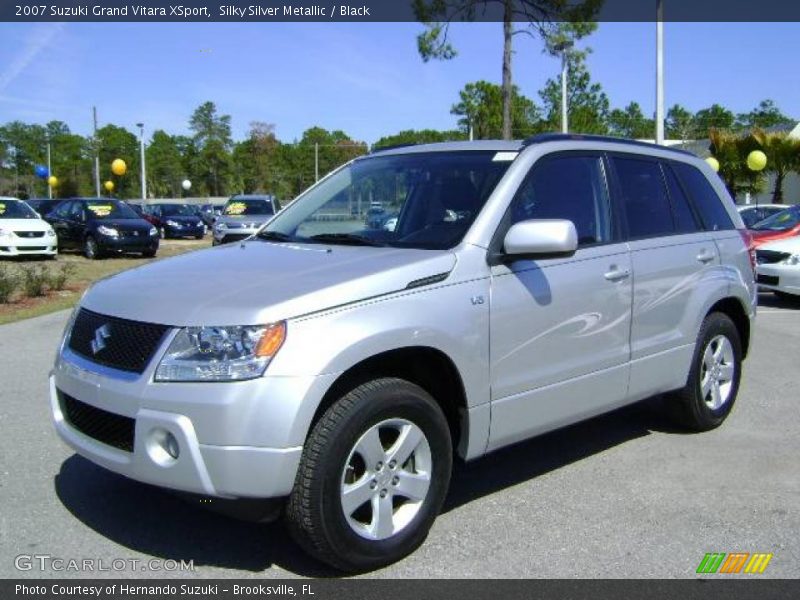 Silky Silver Metallic / Black 2007 Suzuki Grand Vitara XSport