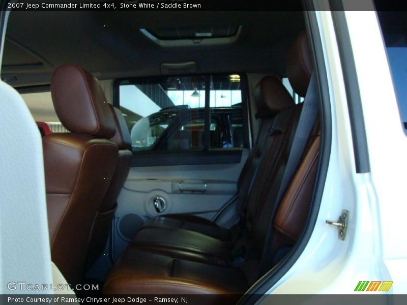 Stone White / Saddle Brown 2007 Jeep Commander Limited 4x4