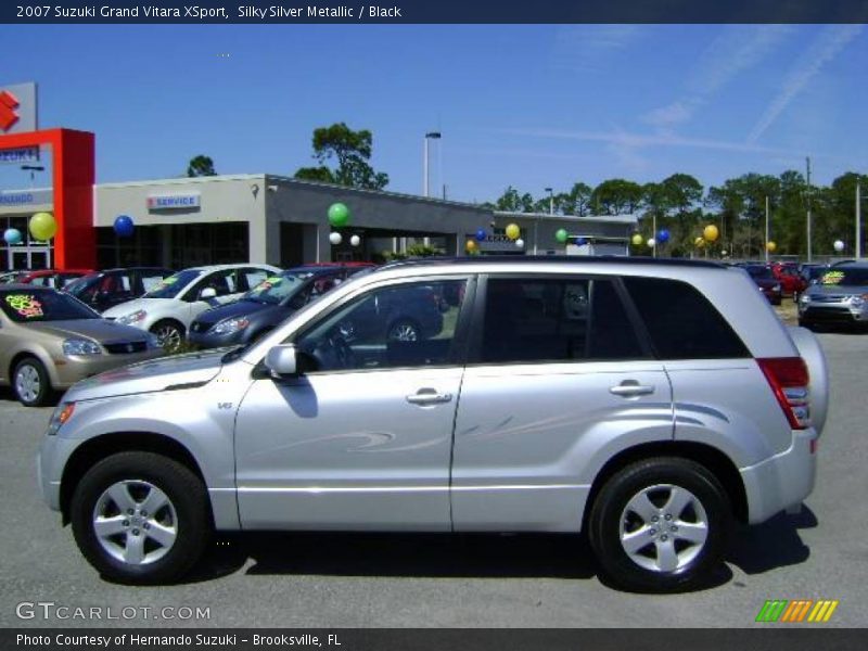 Silky Silver Metallic / Black 2007 Suzuki Grand Vitara XSport