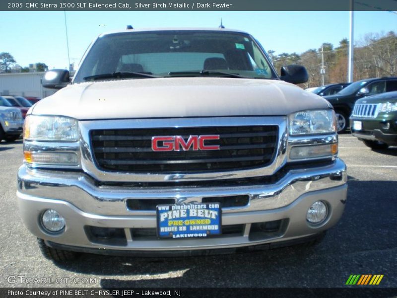 Silver Birch Metallic / Dark Pewter 2005 GMC Sierra 1500 SLT Extended Cab