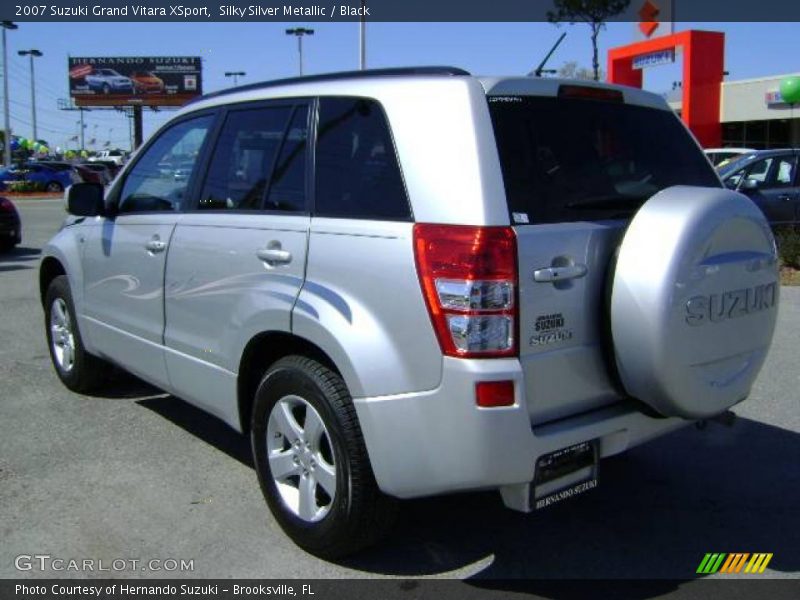 Silky Silver Metallic / Black 2007 Suzuki Grand Vitara XSport