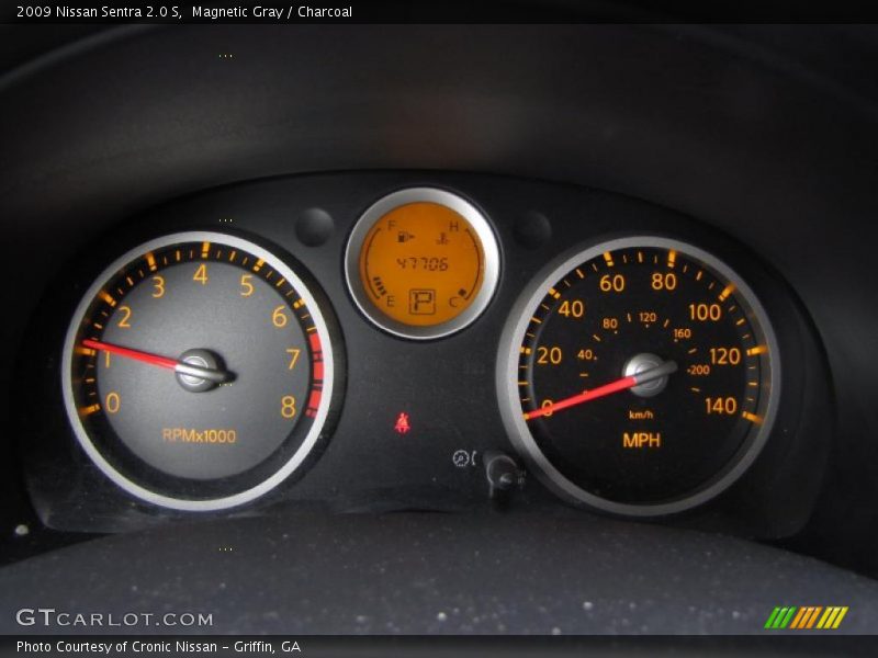 Magnetic Gray / Charcoal 2009 Nissan Sentra 2.0 S