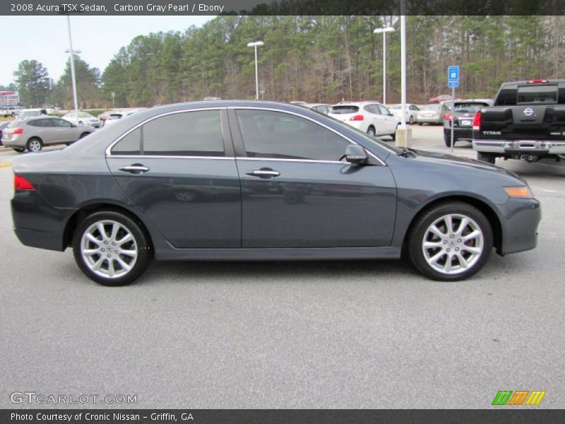 Carbon Gray Pearl / Ebony 2008 Acura TSX Sedan