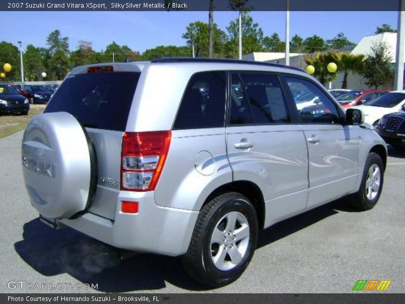 Silky Silver Metallic / Black 2007 Suzuki Grand Vitara XSport
