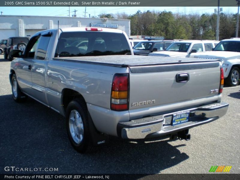 Silver Birch Metallic / Dark Pewter 2005 GMC Sierra 1500 SLT Extended Cab