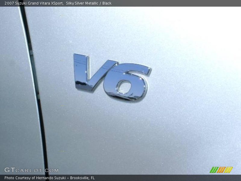 Silky Silver Metallic / Black 2007 Suzuki Grand Vitara XSport