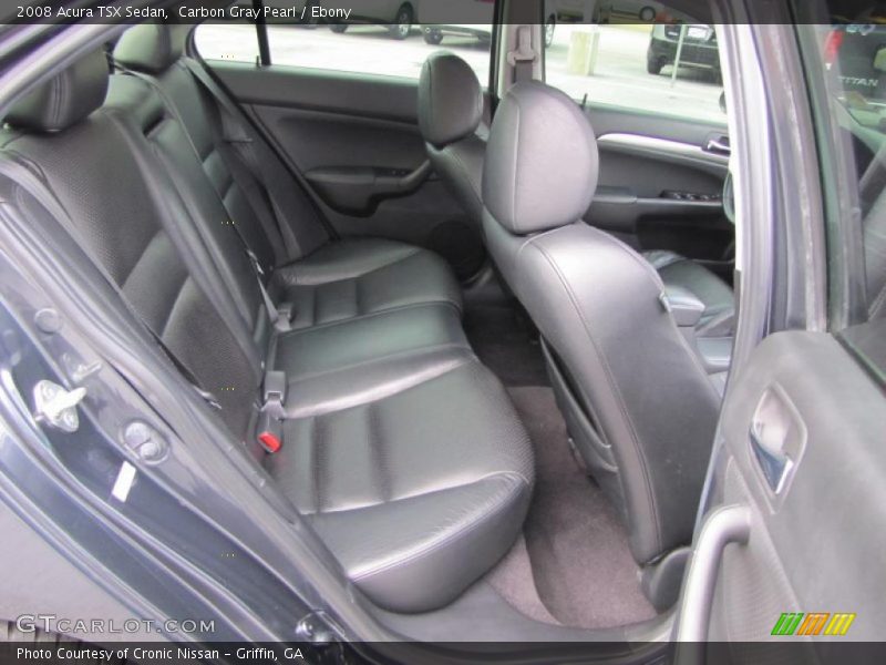 Carbon Gray Pearl / Ebony 2008 Acura TSX Sedan