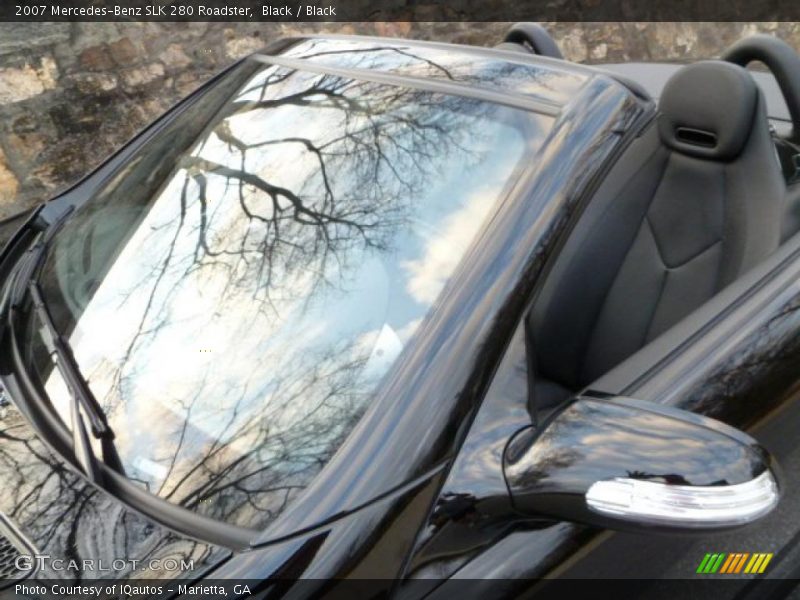 Black / Black 2007 Mercedes-Benz SLK 280 Roadster