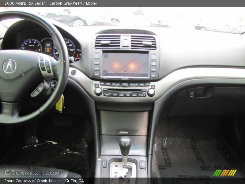 Carbon Gray Pearl / Ebony 2008 Acura TSX Sedan