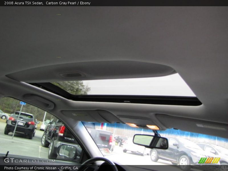 Carbon Gray Pearl / Ebony 2008 Acura TSX Sedan