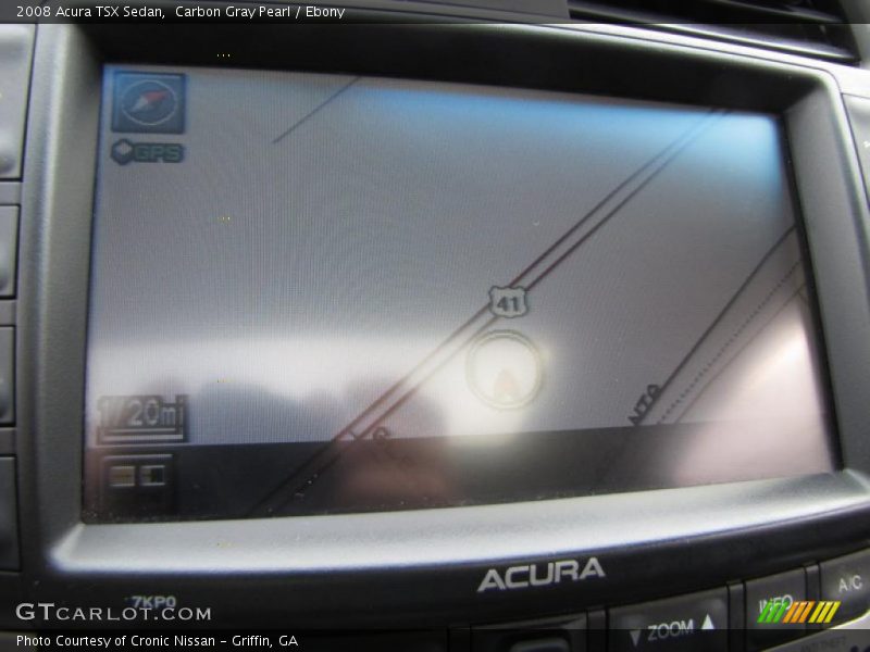 Carbon Gray Pearl / Ebony 2008 Acura TSX Sedan