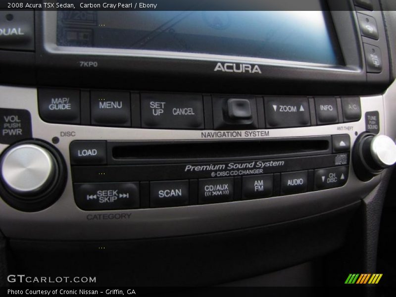 Carbon Gray Pearl / Ebony 2008 Acura TSX Sedan