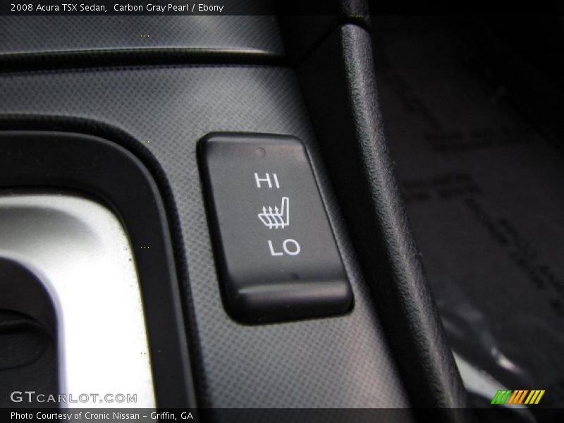 Carbon Gray Pearl / Ebony 2008 Acura TSX Sedan