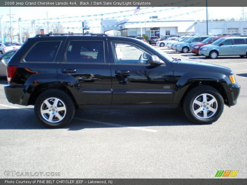 Black / Dark Slate Gray/Light Graystone 2008 Jeep Grand Cherokee Laredo 4x4