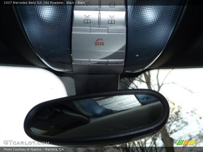 Black / Black 2007 Mercedes-Benz SLK 280 Roadster