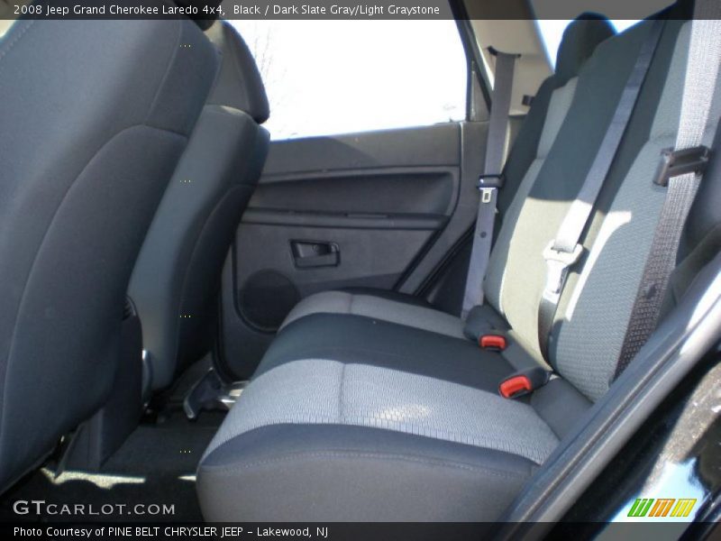 Black / Dark Slate Gray/Light Graystone 2008 Jeep Grand Cherokee Laredo 4x4