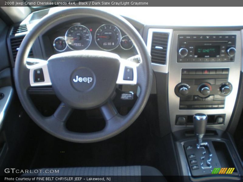 Black / Dark Slate Gray/Light Graystone 2008 Jeep Grand Cherokee Laredo 4x4