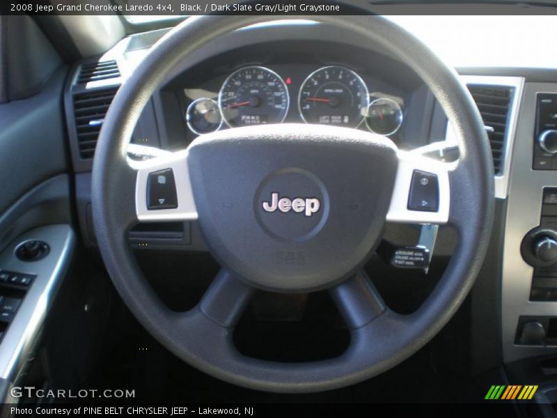 Black / Dark Slate Gray/Light Graystone 2008 Jeep Grand Cherokee Laredo 4x4